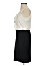 Ann Taylor LOFT 100% Polyester Solid Ivory Cocktail Dress Size 0 - photo 5