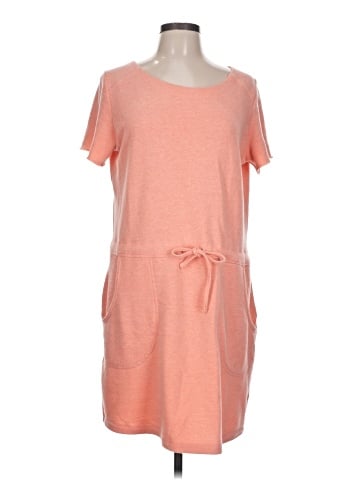 Peach Casual Dress (view 1)