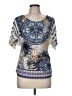 Panhandle Slim Paisley Blue Short Sleeve T-Shirt Size M - photo 1