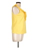 Chaps 100% Cotton Yellow Sleeveless Blouse Size L - photo 4