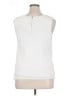 Talbots 100% Cotton White Sleeveless Blouse Size XL - photo 2