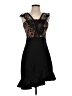 Three Floor Black Cocktail Dress Size XS - photo 1