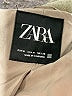 Zara 100% Polyester Chevron-herringbone Gray Coat Size M - photo 6