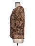 Reba Animal Print Brown 3/4 Sleeve Blouse Size L - photo 5