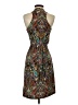 Veronica M. Paisley Brown Cocktail Dress Size S - photo 2