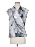 Donna Karan New York 100% Polyester Silver Sleeveless Blouse Size S - photo 1