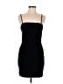 Crystal Sky Solid Black Cocktail Dress Size M - photo 1