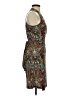 Veronica M. Paisley Brown Cocktail Dress Size S - photo 4