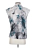 Donna Karan New York 100% Polyester Silver Sleeveless Blouse Size S - photo 2