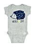 Gerber Graphic Gray Short Sleeve Onesie Size Newborn - photo 1