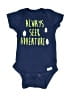 Gerber 100% Cotton Print Blue Short Sleeve Onesie Size Newborn - photo 1