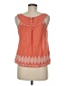Floreat Orange Sleeveless Blouse Size 6 - photo 2