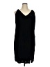 1.State Solid Black Cocktail Dress Size 16 - photo 1