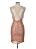 Selfie Leslie 100% Polyester Gold Sleeveless Top Size L - photo 2