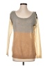 Splendid Color Block Tan Pullover Sweater Size S - photo 1