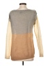 Splendid Color Block Tan Pullover Sweater Size S - photo 2
