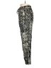 Papaya 100% Rayon Print Black Casual Pants Size M - photo 5