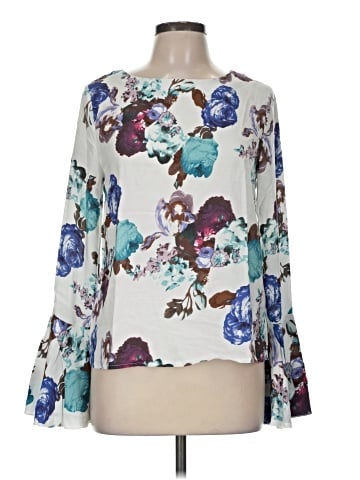 Bebe Long Sleeve Blouse (view 1)