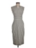 Max Mara Stripes Gray Casual Dress Size 2 - photo 1