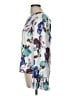 Bebe 100% Rayon Floral White Long Sleeve Blouse Size M - photo 5