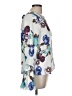 Bebe 100% Rayon Floral White Long Sleeve Blouse Size M - photo 4
