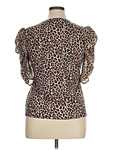 Perseption Concept Short Sleeve Blouse (view 2)
