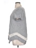 Eyeshadow 100% Rayon Chevron-herringbone Gray Short Sleeve T-Shirt Size 1X - photo 5