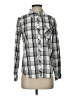 Chaser Plaid Gray Long Sleeve Blouse Size S - photo 1