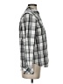 Chaser Plaid Gray Long Sleeve Blouse Size S - photo 4