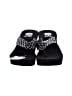 Yellow Box Black Wedges Size 7 1/2 - photo 2
