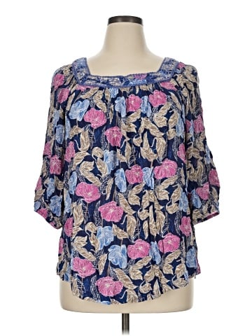 Caffé Marrakesh 3/4 Sleeve Blouse (view 1)
