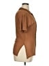 Fashion Nova 100% Polyester Brown Short Sleeve Blouse Size XL - photo 4