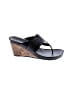 Gianni Bini 100% Leather Black Wedges Size 7 1/2 - photo 1