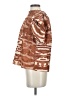 Ulla Johnson 100% Silk Animal Print Brown Short Sleeve Silk Top Size 4 - photo 5