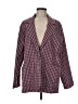 Monki Checkered-gingham Burgundy Blazer Size M - photo 1