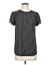 Monday Fun 100% Polyester Houndstooth Black Short Sleeve T-Shirt Size S - photo 1