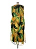 Catherines 100% Polyester Tropical Yellow Cocktail Dress Size 5X - photo 2