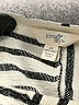 Terra & Sky Stripes Silver Short Sleeve Top Size 1X - photo 7