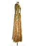 Mac Duggal 100% Polyester Gold Cocktail Dress Size 4 - photo 4