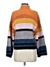 Current/Elliott Color Block Orange Turtleneck Sweater Size XS (0) - photo 1