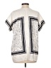 Vince. 100% Silk Ivory Short Sleeve Silk Top Size S - photo 2