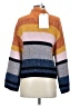 Current/Elliott Color Block Orange Turtleneck Sweater Size XS (0) - photo 2