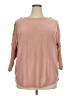 Melissa Paige Pink Pullover Sweater Size 3X - photo 1