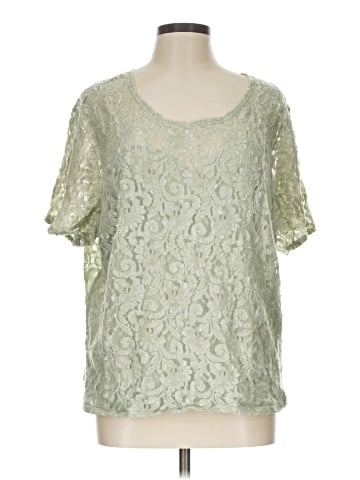 BEDFORD FAIR lifestyles Short Sleeve Blouse (view 1)