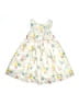 Chaps 100% Polyester Floral White Dress Size 5 - photo 1