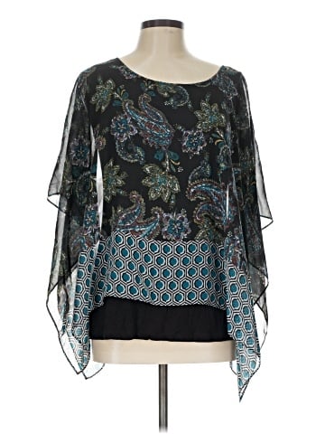 AGB 3/4 Sleeve Blouse (view 1)