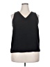 Nine West 100% Polyester Black Sleeveless Top Size XXL - photo 1