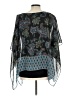 AGB Teal 3/4 Sleeve Blouse Size L - photo 2