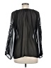 Trulli Black Long Sleeve Blouse Size M - photo 2