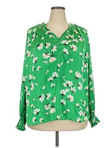 On 34th 3/4 Sleeve Blouse (view 1)